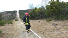 Ketvirtadienį Kur&scaron;ių nerijoje surengtos pratybos, tikrinta, kaip veikia prie&scaron;gaisrinės sistemos.