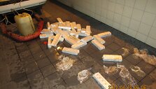 Degalų bake buvo paslėptos kontrabandinės cigaretės