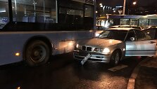 Antradienio vakaro avariją prie Žaliojo tilto Vilniuje