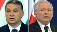 Viktoras Orbanas ir Jaroslawas Kaczynskis