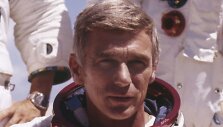 JAV astronautas Eugene'as Cernanas