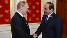 V.Putinas ir Egipto vadovas Abdel Fattah el-Sisi