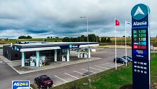 Lietuvos &ndash; Lenkijos pasienyje atidaryta lietuvi&scaron;ko kapitalo bendrovės &bdquo;Alau&scaron;a&ldquo; degalinė