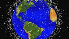 NASA sukurtas kosminių &scaron;iuk&scaron;lių žemėlapis