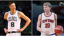 Jonas Jerebko ir Mindaugas Kuzminskas
