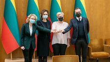 Au&scaron;rinė Armonaitė, Viktorija Čmilytė-Nielsen, Ingrida &Scaron;imonytė, Gabrielius Landsbergis