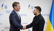 V. Zelenskis susitiko su &bdquo;Patriot&ldquo; ir &bdquo;Tomahawk&ldquo; gaminančios kompanijos pareigūnais / HANDOUT / AFP