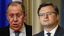 Sergejus Lavrovas ir Dmytro Kuleba