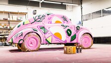 &Scaron;altibar&scaron;čių motyvais pasidabins ir automobiliai