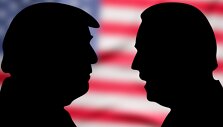 Buvęs JAV prezidentas Donaldas Trumpas ir prezidentas Joe Bidenas