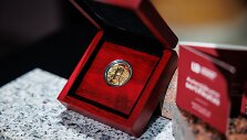 Kolekcinė aukso moneta, skirta Mikalojaus Konstantino Čiurlionio 150-osioms gimimo metinėms