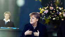 Vokietijos kanclerė Angela Merkel &ndash; vienas pagrindinių Rusijos taikinių