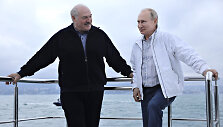 Aliaksandras Luka&scaron;enka ir Vladimiras Putinas