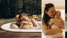 Ieva Zasimauskaitė su &scaron;eima