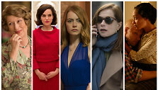 Meryl Streep, Natalie Portman, Emma Stone, Isabelle Huppert ir Ruth Negga