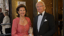 &Scaron;vedijos karalienė Silvia ir karalius Carlas Gustafas XVI 
