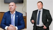 Vigmantas Sinkevičius (kairėje) ir Linas Obcarskas