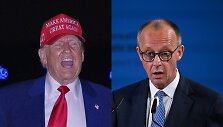 Donaldas Trumpas ir Friedrichas Merzas, AP/dpa