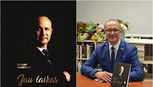 R.Malinauskas su knyga &bdquo;Jau laikas&ldquo;