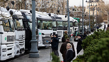Lietuvos vežėjų asociacijos protestas prie Seimo