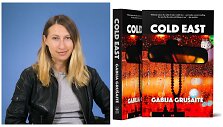 Gabija Gru&scaron;aitė ir jos knyga, i&scaron;leista anglų kalba