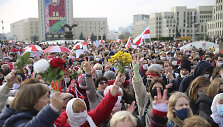 Protestuotojai Minske