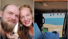 Virginija ir Audrius jau nuo vasaros keliauja ir gyvena automobilyje: i&scaron; i&scaron;orės nė nepasakytum, kiek visko jame įsirengę