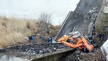 Sugriuvęs tiltas Kaliningrade