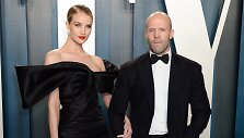 Rosie Huntington-Whiteley ir Jasonas Stathamas