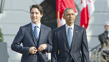 Justinas Trudeau ir Barackas Obama