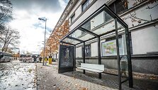 Kaune &ndash; naujos vie&scaron;ojo transporto stotelių stoginės