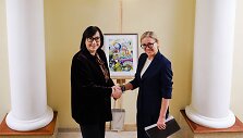 Laura Montvilaitė bei &scaron;vietimo / &Scaron;MSM nuotr.