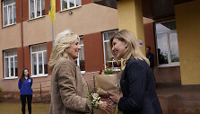 Jill Biden ir Olena Zelenska