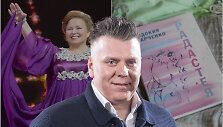 Kultūros viceministras Aleksandras Brokas ir sektos &bdquo;Radastėja&ldquo; lyderė Jevdokija Lučezarnova