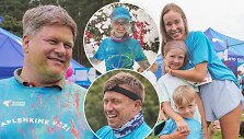 Garsenybės &bdquo;The Color Run&ldquo; bėgime