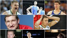 A&scaron;tuoni lietuviai iki &scaron;iol buvo pa&scaron;aukti NBA naujokų biržos antrajame rate, o &Scaron;.Marčiulionis dar vėliau.