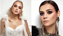 M.Sivinskienės kurti makiažai-nugalėtojai (&bdquo;RUTA model management&ldquo; modeliai, &scaron;ukuosenų stilistė I.Kartunovič)