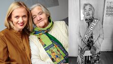 Živilė Kropaitė-Basiulė su močiute