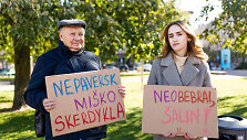 Protestas prie Seimo