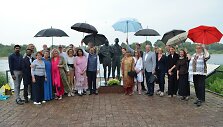 Ceremonijoje dalyvavo Lietuvos ir Indijos ambasadoriai, &Scaron;ilutės rajono meras.