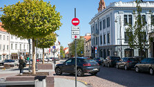 Transporto eismas Vilniaus senamiestyje