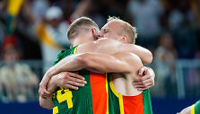 Aurelijus Pukelis ir Evaldas Džiaugys