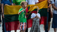 Lietuvos himno giedojimas Londone