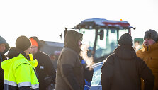 Ūkininkai įžiebė protesto laužus