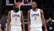 Jamesas Hardenas ir Kawhi Leonardas