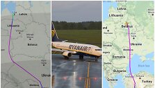 Oro linijos vengia Baltarusijos, bet ne &bdquo;Ryanair&ldquo;: airių lėktuvas &ndash; ir vėl joje