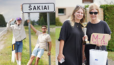 M-1 laidų vedėjai lankėsi &Scaron;akiuose