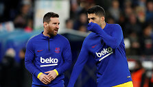 Lionelis Messi ir Luisas Suarezas