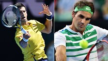 Novakas Džokovičius ir Rogeris Federeris