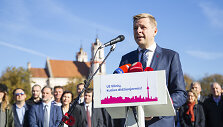 Remigijus &Scaron;ima&scaron;ius pristatė savo sprendimą antrą kartą kandidatuoti į Vilniaus mero postą